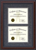 Larson-Juhl Stradivarius Double Certificate Frame