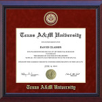 Texas A&M Embossed Designer Diploma Frame