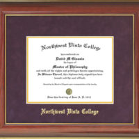 Northwest Vista College (NVC) Diploma Frame