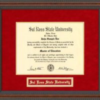 Sul Ross State University (SRSU) Diploma Frame