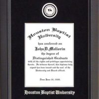 Houston Baptist University Designer Diploma Frame