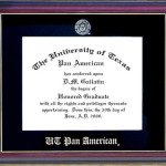 UT-Pan American Essential Diploma Frame