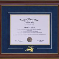Texas Wesleyan Classic with a Ram Diploma Frame