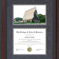 US Air Force Academy (USAF) Campus Lithograph