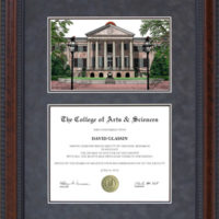 College of Charleston (C of C) Campus Lithograph