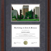 Columbia College Campus Lithograph