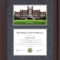 Loyola University, New Orleans Campus Lithograph