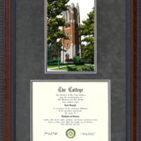 Michigan State University Beaumont Tower Lithograph