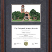 Midwestern State University (MSU) Campus Lithograph