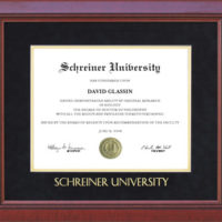 Schreiner University Braided Diploma Frame