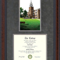 Southern Illinois University Carbondale (SIUC) Campus Lithograph