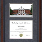 University of Louisiana (UL Lafayette) Lithograph