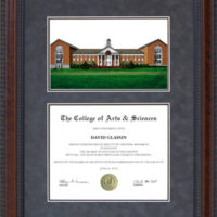 Maryland University College (UMUC) Frame with Lithograph
