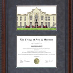 Virginia Military Institute (VMI) Campus Lithograph
