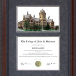 Wayne State University (WSU) Campus Lithograph